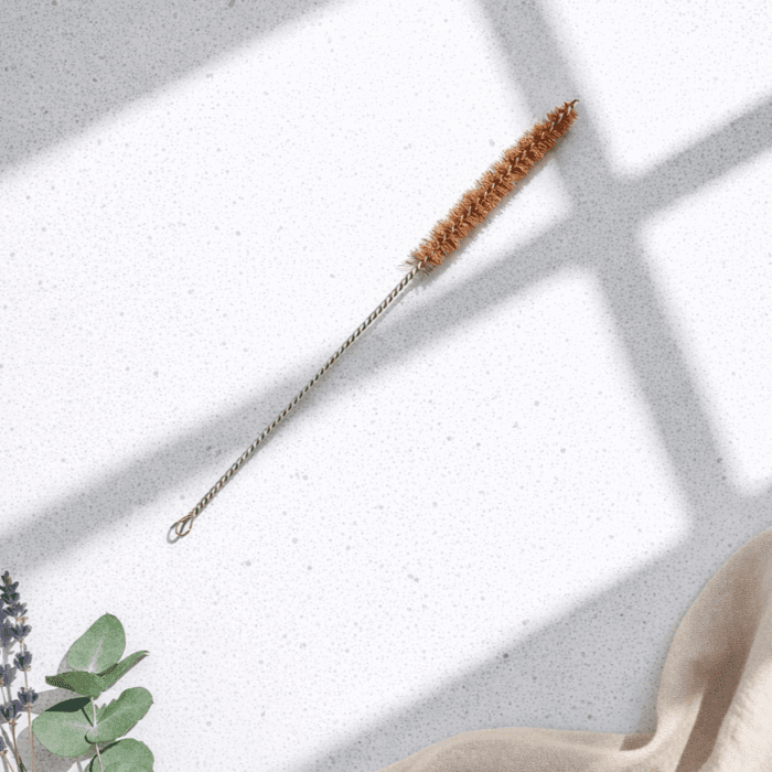 bottle brush 1(1) Smoothie Straw Bottle Cleaning Coir Fibre Brush - Image 1