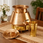 Handmade Hammered Pure Copper Water Dispenser - Image 2