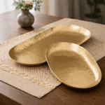 Royal Brass Serving Platter - Image 2
