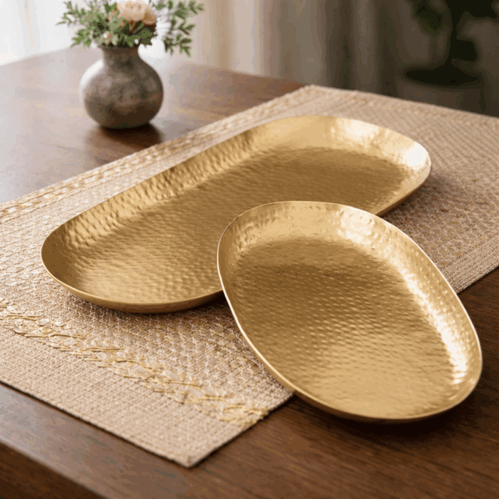 Royal Brass Serving Platter - Image 2