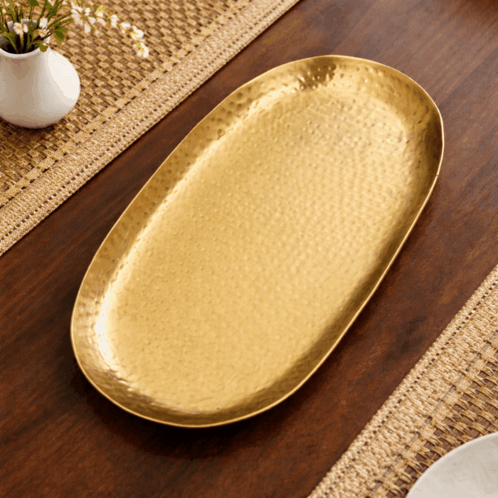 brass13(2) Royal Brass Serving Platter - Image 1