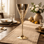 Brass Wine Glasses Set of 2