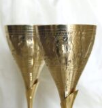 Brass Wine Glasses Set of 2 - Image 2