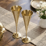 Brass Cocktail Glasses Set of 2