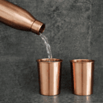 Copper Bottle Set with Tumblers - Image 2