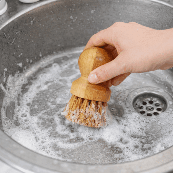 Natural Coir Sink Brush (Pack of 2) - Image 2