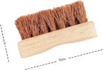 Soft Coir Bristles Pedicure and Manicure Wood Brush - Image 2