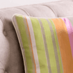 Premium Handloom Cotton Multicolour Cushion Cover Set of 2(16×16 inches) - Image 2