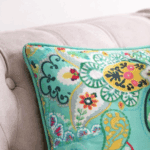 Premium Handloom Cotton Cushion Cover Set of 2(16×16 inches) - Image 2