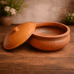 Handmade Clay Cooking Pot with Lid