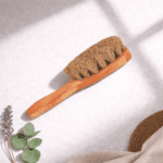 Coir Dry Brushing Body Brush with Deep Scrubber & Small Handle