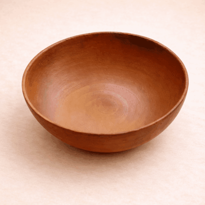 Handmade Clay Serving Bowl - Image 3