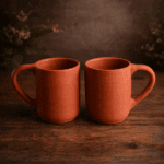Handcrafted Royal Clay Mugs Set of 2 – 400ml