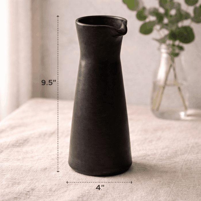 Longpi Black Pottery Water/Wine Server - Image 3