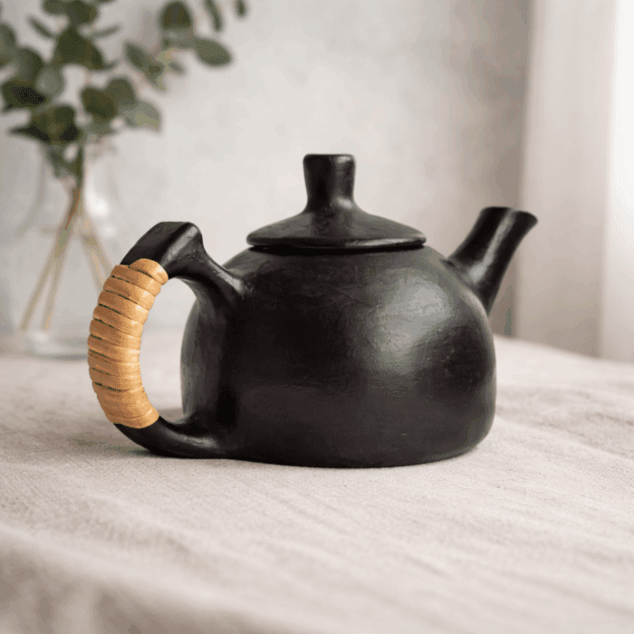 jug3(1) Longpi Black Pottery Tea Pot - Image 1