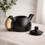Longpi Black Pottery Tea Pot - Image 2