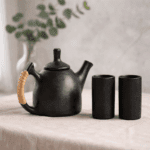 Longpi Black Pottery Tea Set