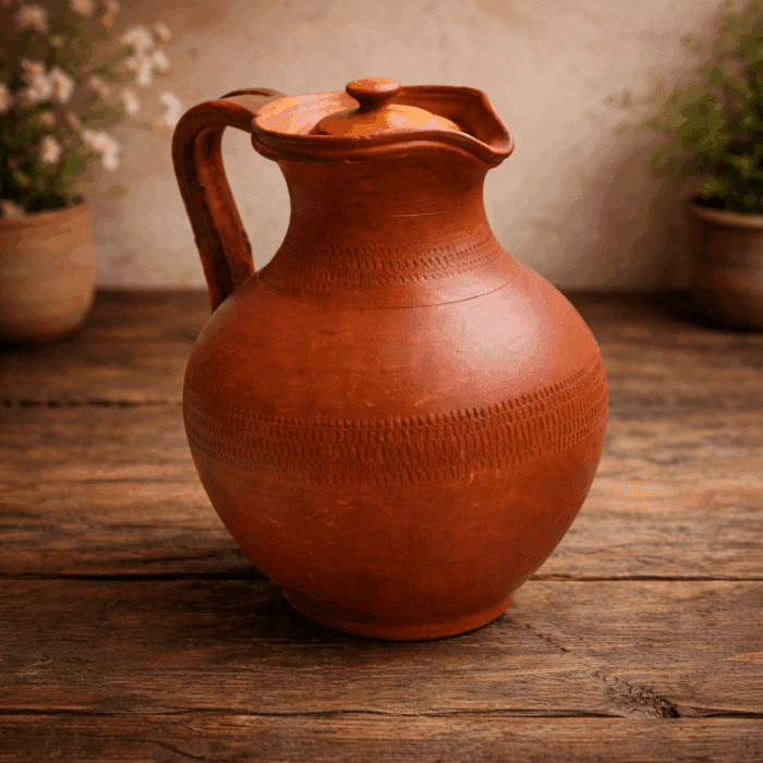 Handmade Clay Water Jug/Kooja - Image 1