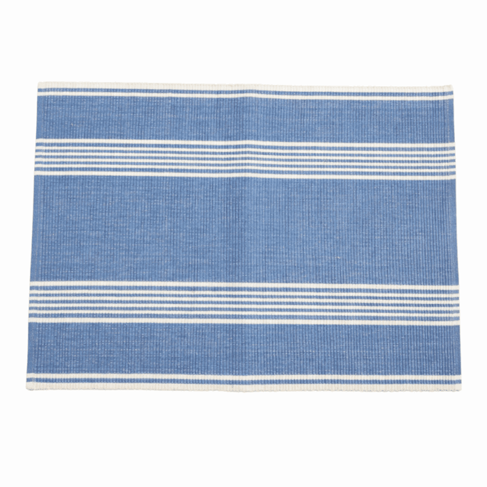 Handwoven Cotton Table Mats With Multicolour (Set of 6 Pcs) - Image 2