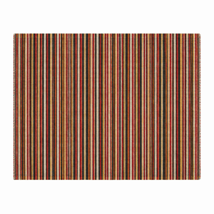 Handwoven Cotton Table Mats With Multicolour Check (Set of 6 Pcs) - Image 2