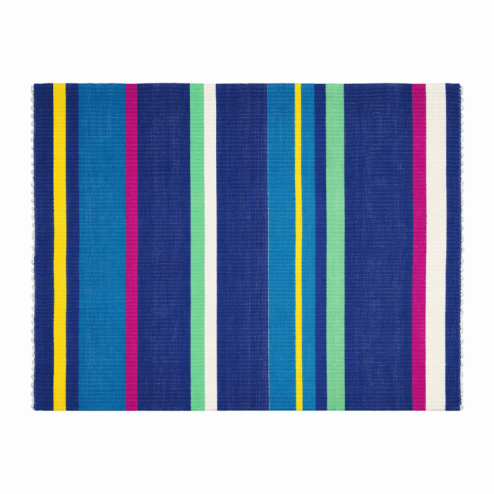 Handwoven Cotton Table Mats With Multicolour (Set of 6 Pcs) - Image 2