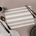Handwoven Cotton Table Mats With Multicolour (Set of 6 Pcs)
