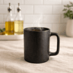Longpi Black Pottery Coffee Mug - Image 3