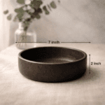 Longpi Black Pottery Pasta/Curry Serving Plate - Image 2