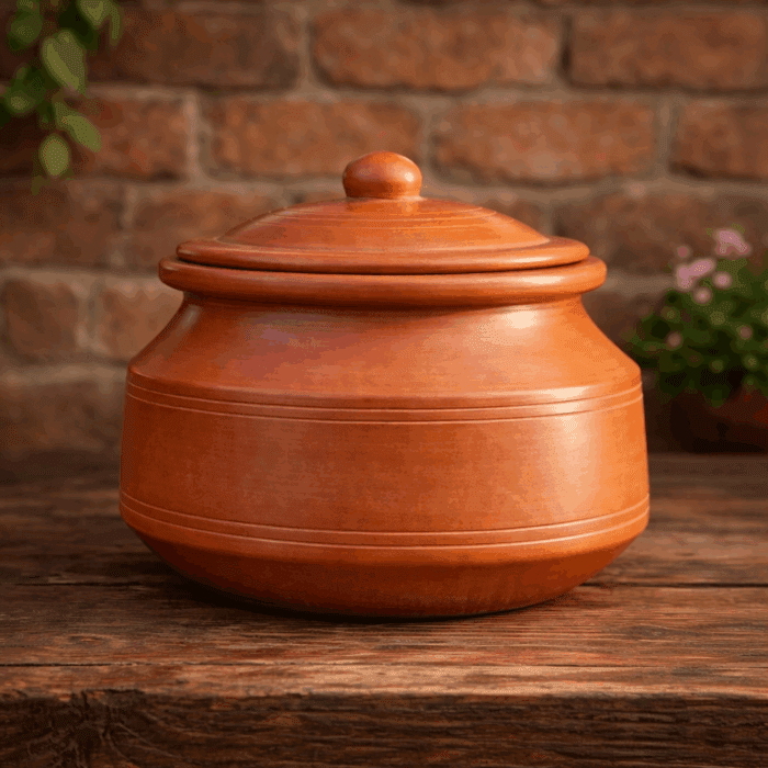 pot6(1) Unglazed Clay Cooking Pot - Image 1