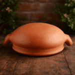 Handmade Clay Kadai with Lid - Image 3