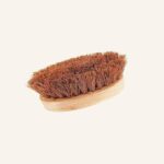 Oval Coir Brush | Wooden Handle and Coir Bristles | Suitable for Heavy scrubbing | Washing Clothes - Image 2