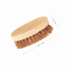 Oval Coir Brush | Wooden Handle and Coir Bristles | Suitable for Heavy scrubbing | Washing Clothes - Image 3