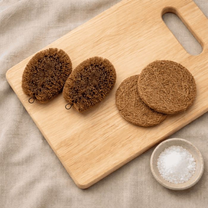 scrubcombo 1(2) Tawashi Vegetable and Utensil Scrub Brush (Set of 2) - Image 1