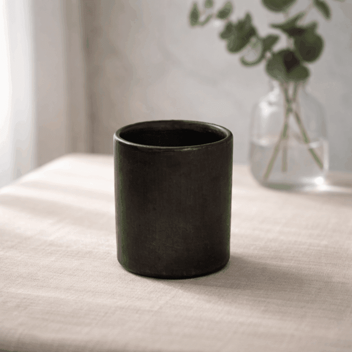 tumbler2(1) Longpi Black Pottery Tumber Small - Image 1