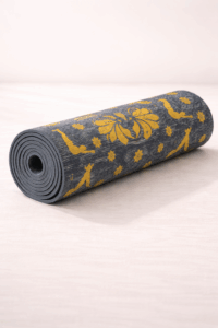 Pure Cotton Handwoven Grey Yoga & Multipurpose Mat - Image 3