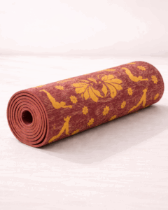 Pure Cotton Handwoven Brown Yoga & Multipurpose Mat - Image 2