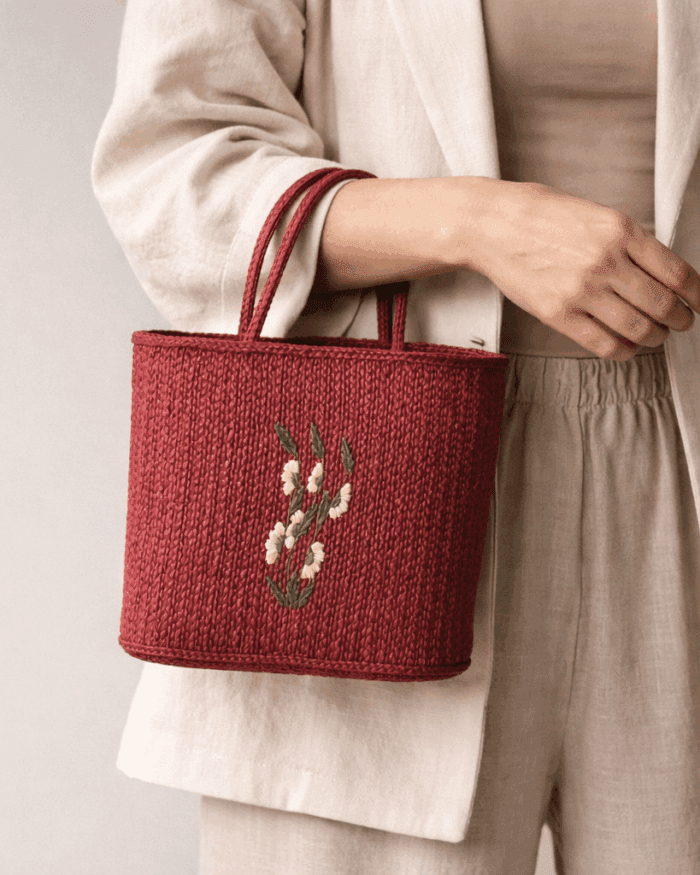 Banana Fiber Handcrafted Bag - Image 3