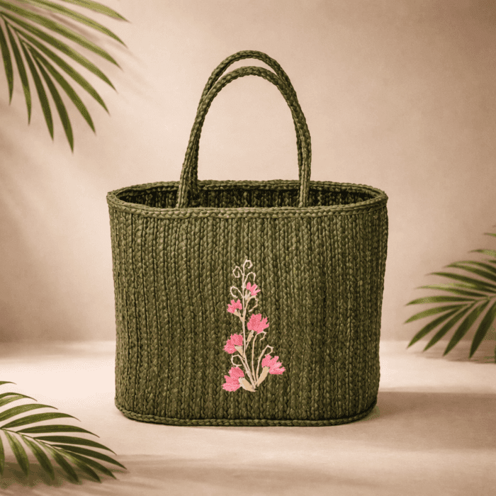11(76) Banana Fiber Handcrafted Bag - Image 1