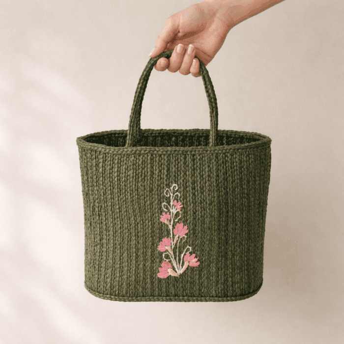 Banana Fiber Handcrafted Bag - Image 2