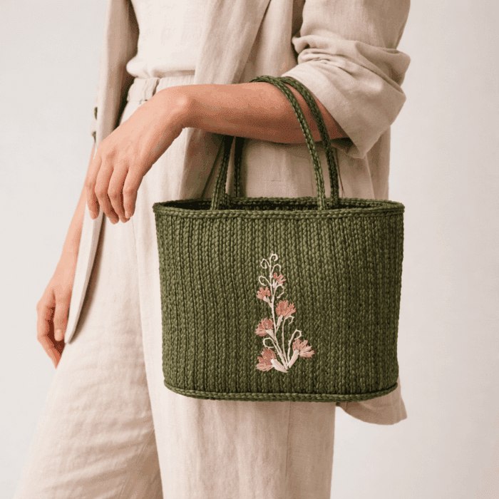 Banana Fiber Handcrafted Bag - Image 3