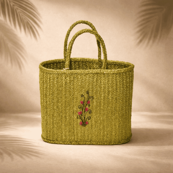 12(80) Banana Fiber Handcrafted Bag - Image 1