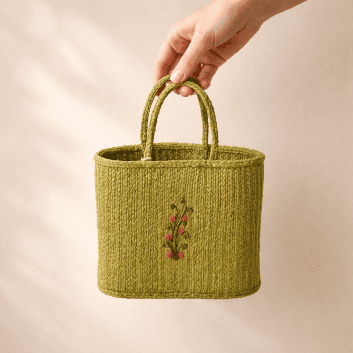 Banana Fiber Handcrafted Bag - Image 2