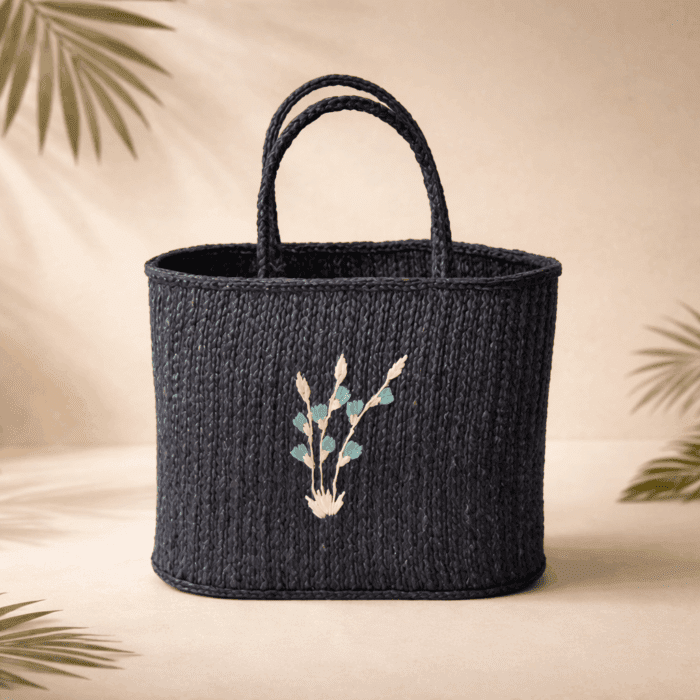 13(85) Banana Fiber Handcrafted Bag - Image 1