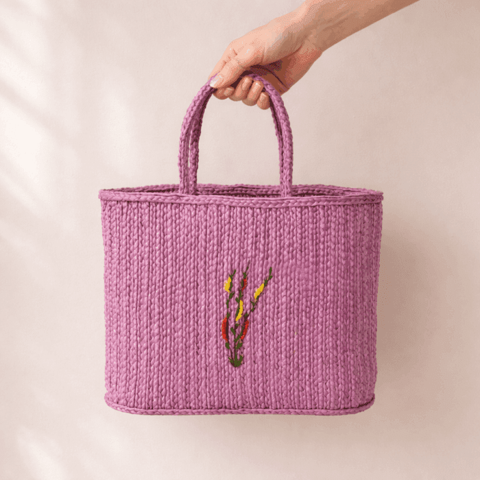 Banana Fiber Handcrafted Bag - Image 2