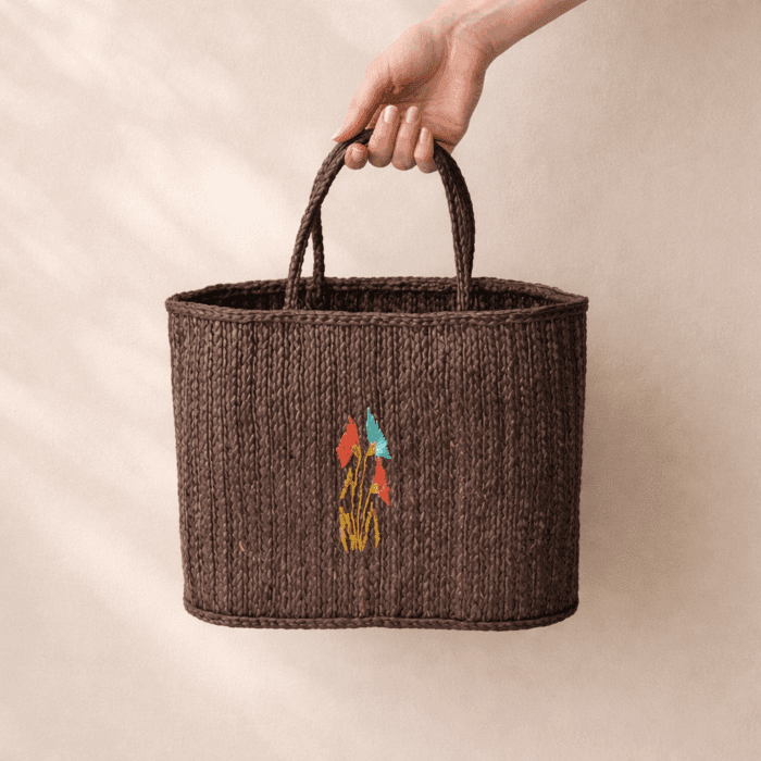 Banana Fiber Handcrafted Bag - Image 2