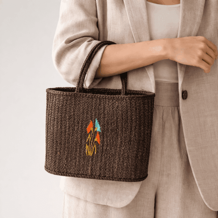 Banana Fiber Handcrafted Bag - Image 3