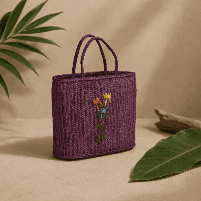 17(97) Banana Fiber Handcrafted Bag - Image 1