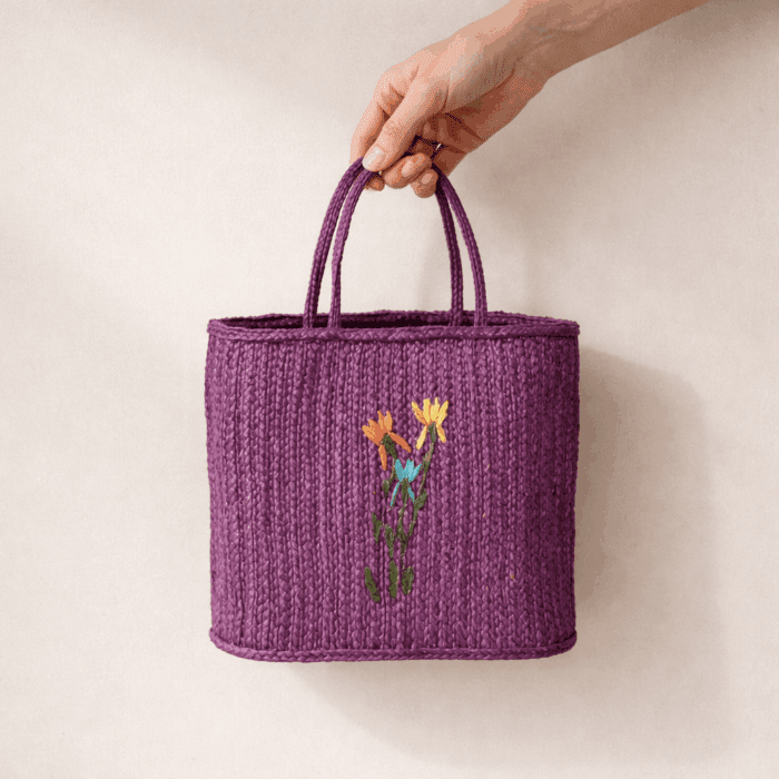 Banana Fiber Handcrafted Bag - Image 2