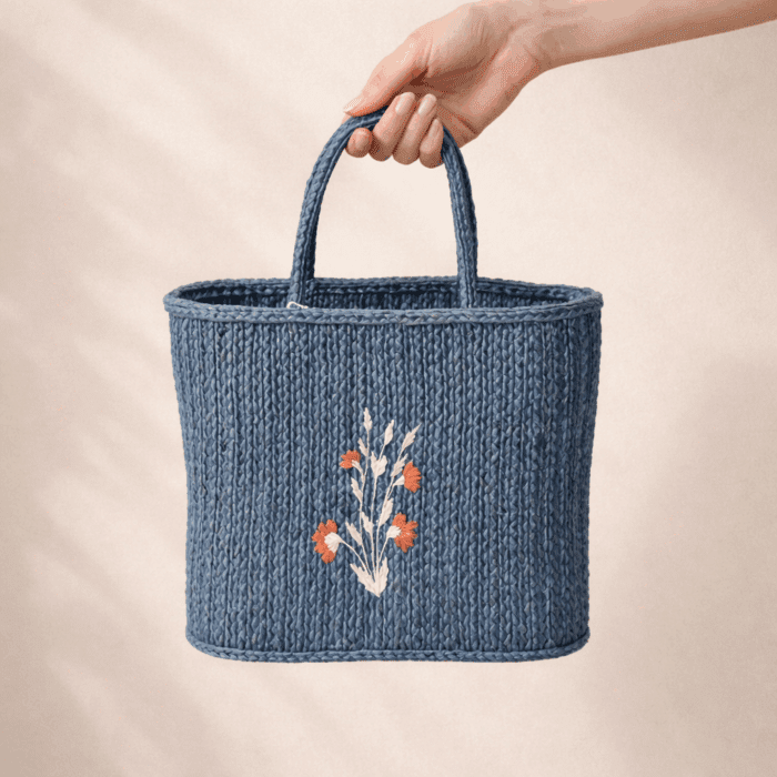 Banana Fiber Handcrafted Bag - Image 2