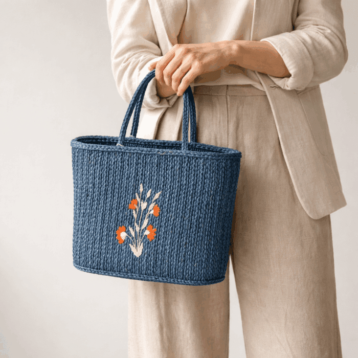 18b Banana Fiber Handcrafted Bag - Image 1